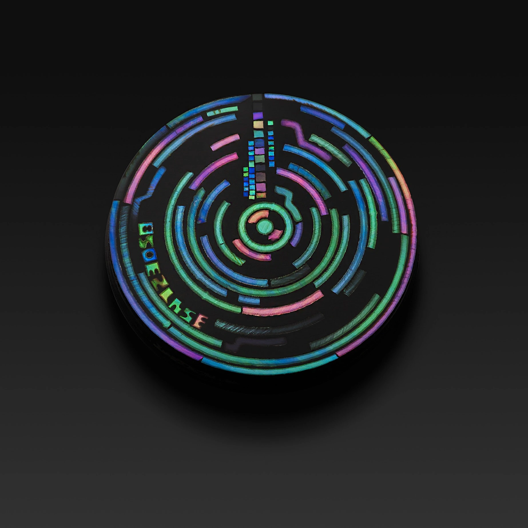 Side view of the Ressence TYPE 9 IKE highlighting the convex orbital dial