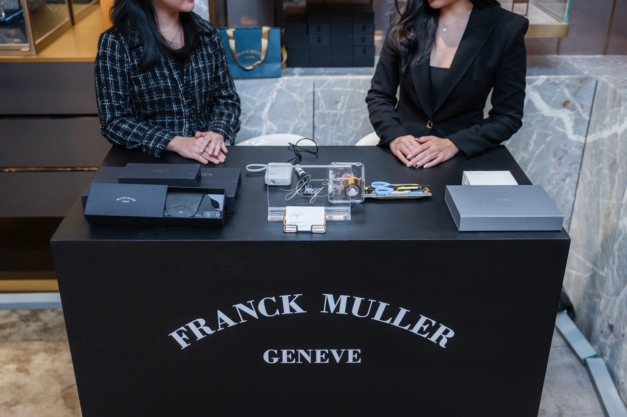 Showcase of Franck Muller Vanguard and gem-set timepieces in Jakarta