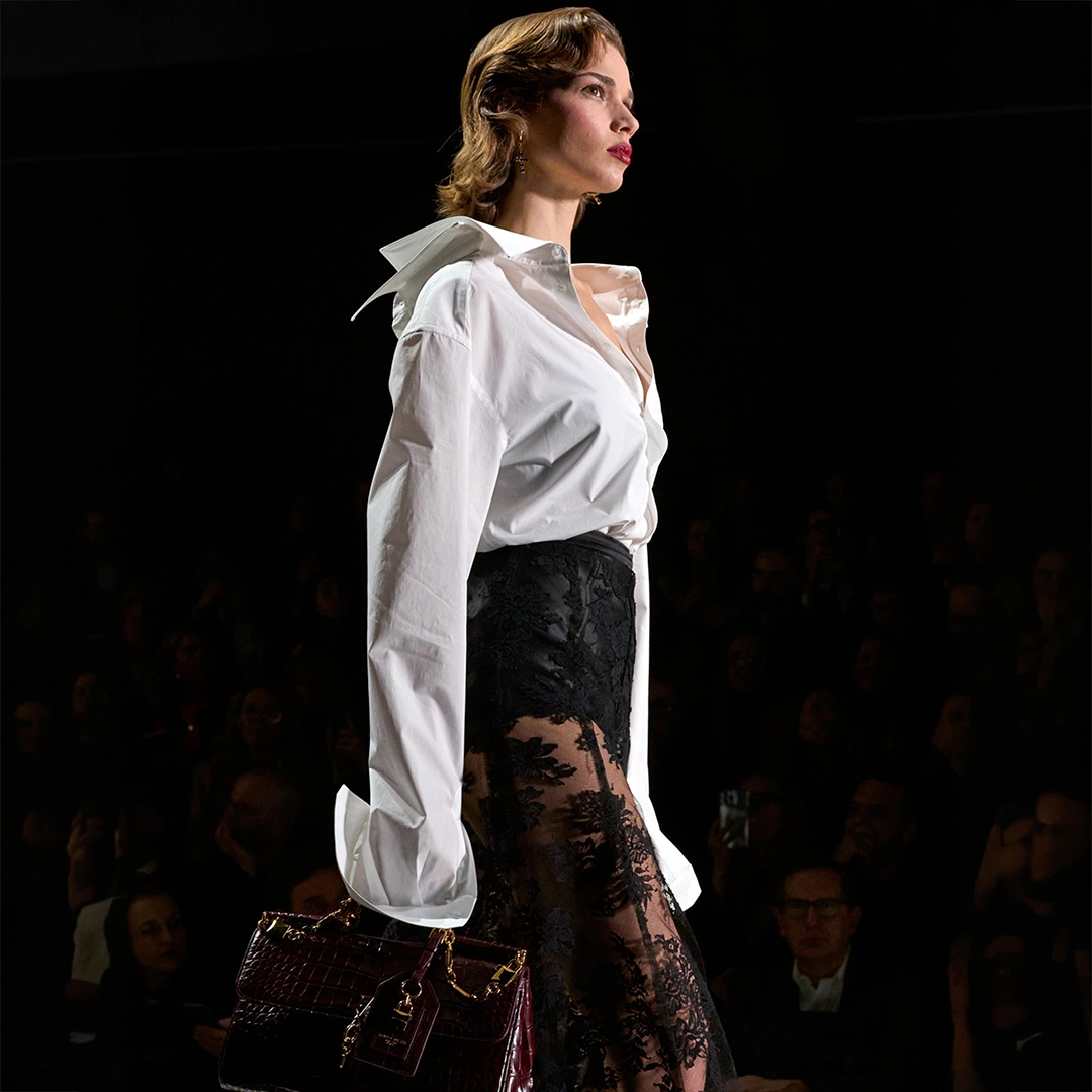 Runway accessories and bags from Dolce&Gabbana Women’s Fall/Winter 2026 show