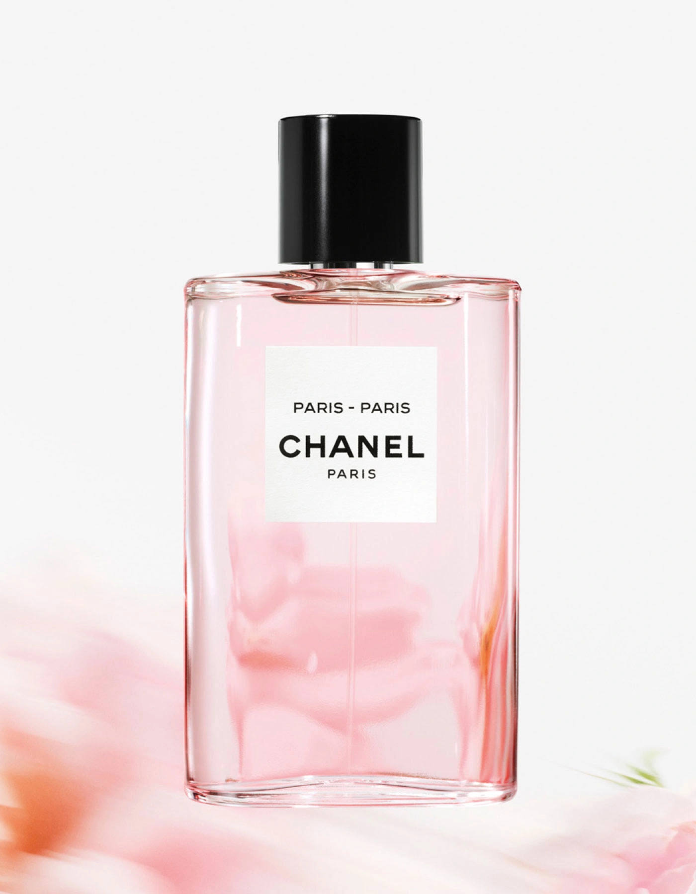 Les Eaux de Chanel fragrance bottles arranged together