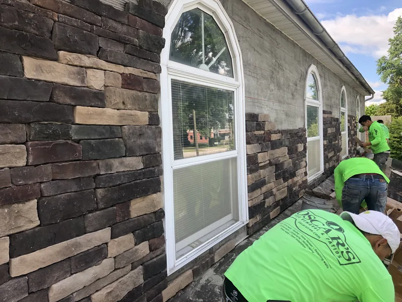 Stone veneer project
