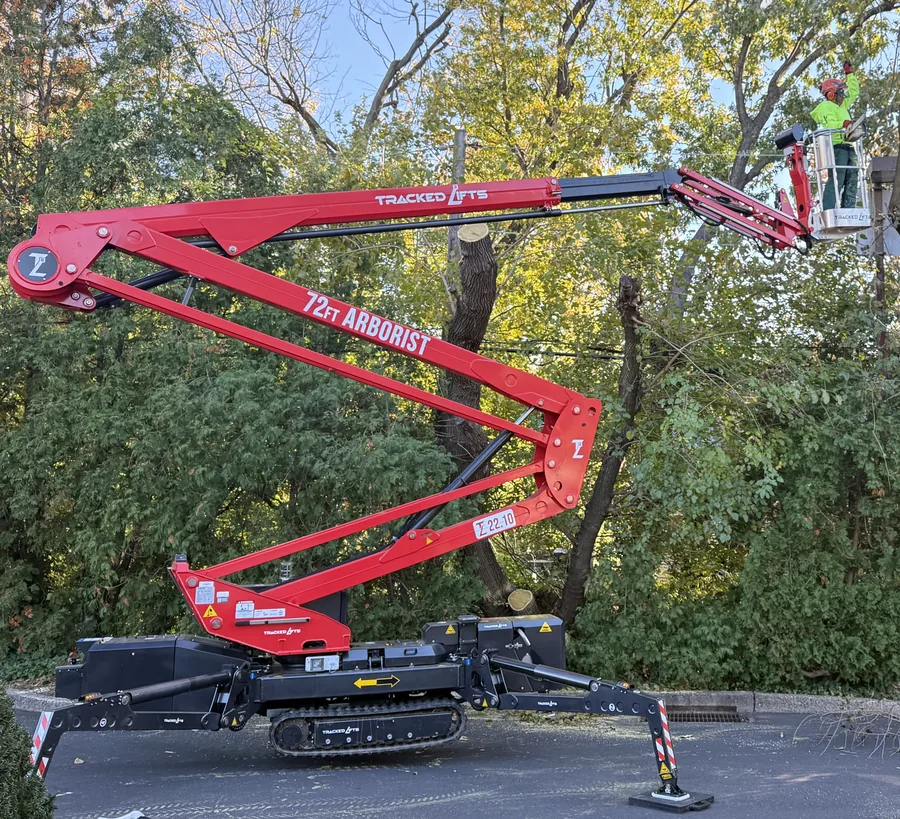 Aerial lift tree removal