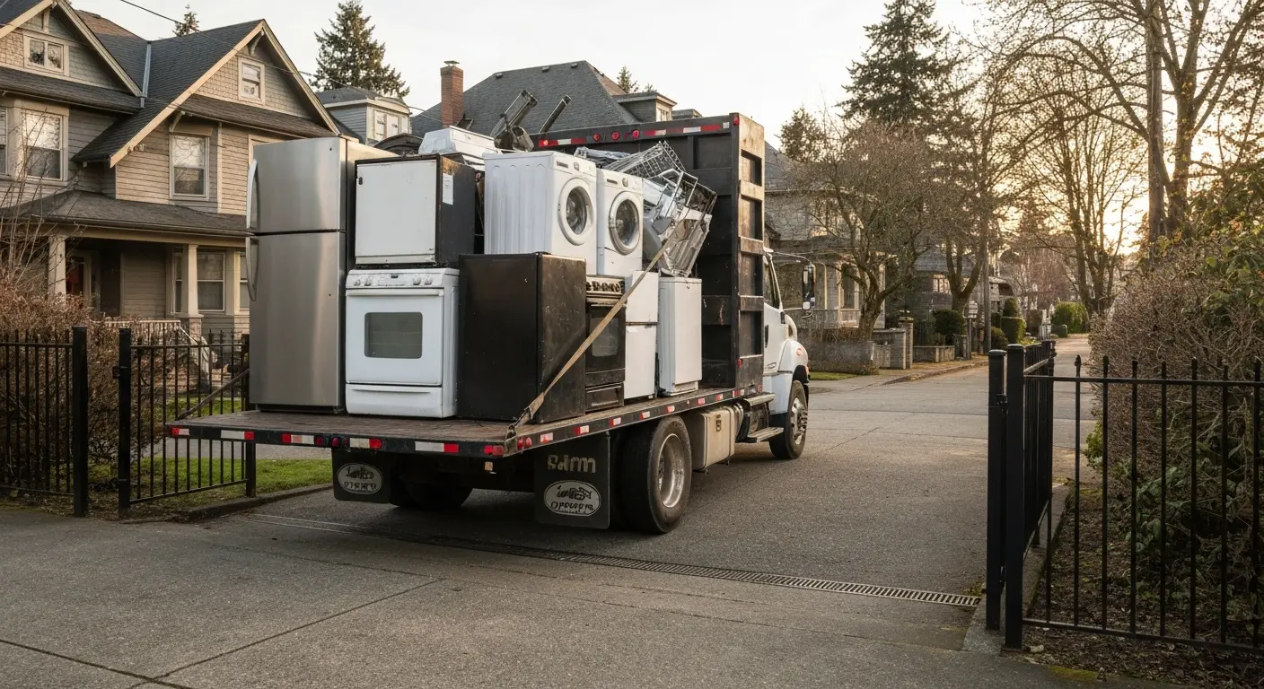 Appliance and scrap metal removal