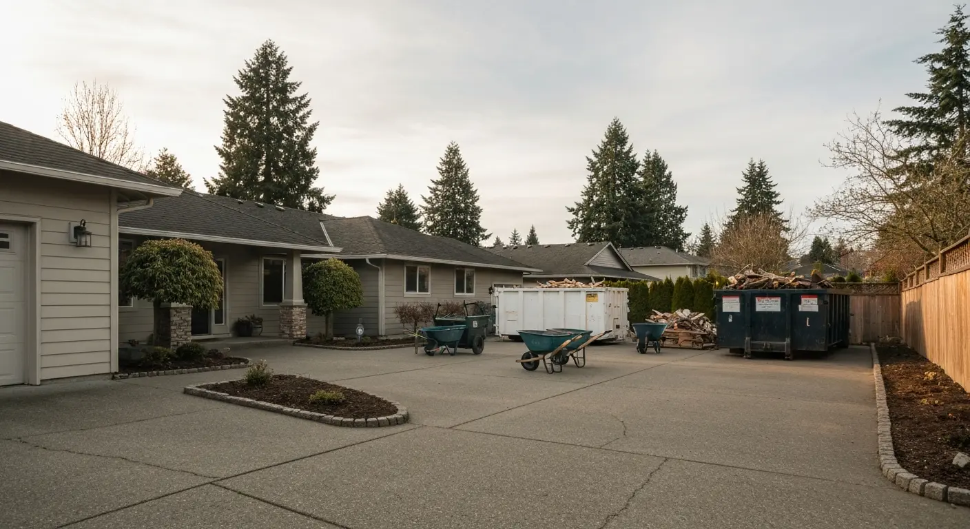 Construction debris removal