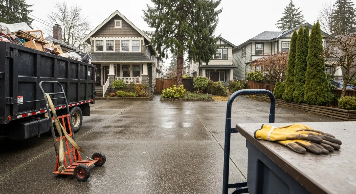 Residential junk removal service