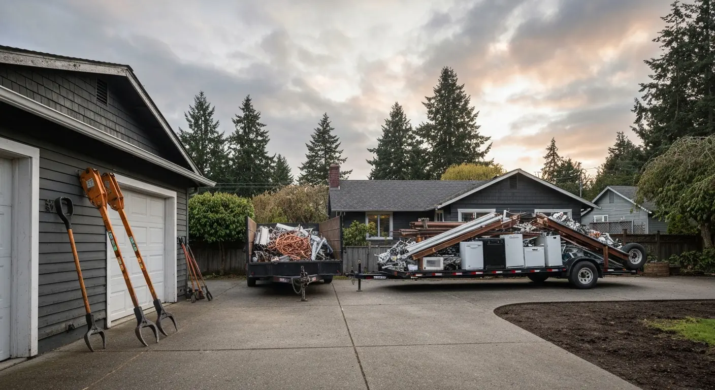 Scrap metal pickup in Battleground