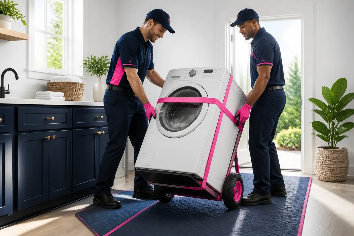 Representative appliance removal service
