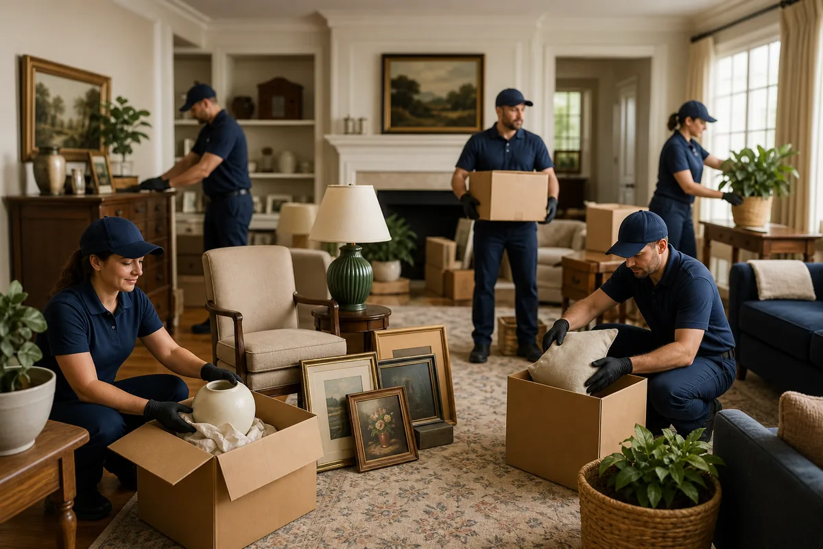Representative estate cleanout service