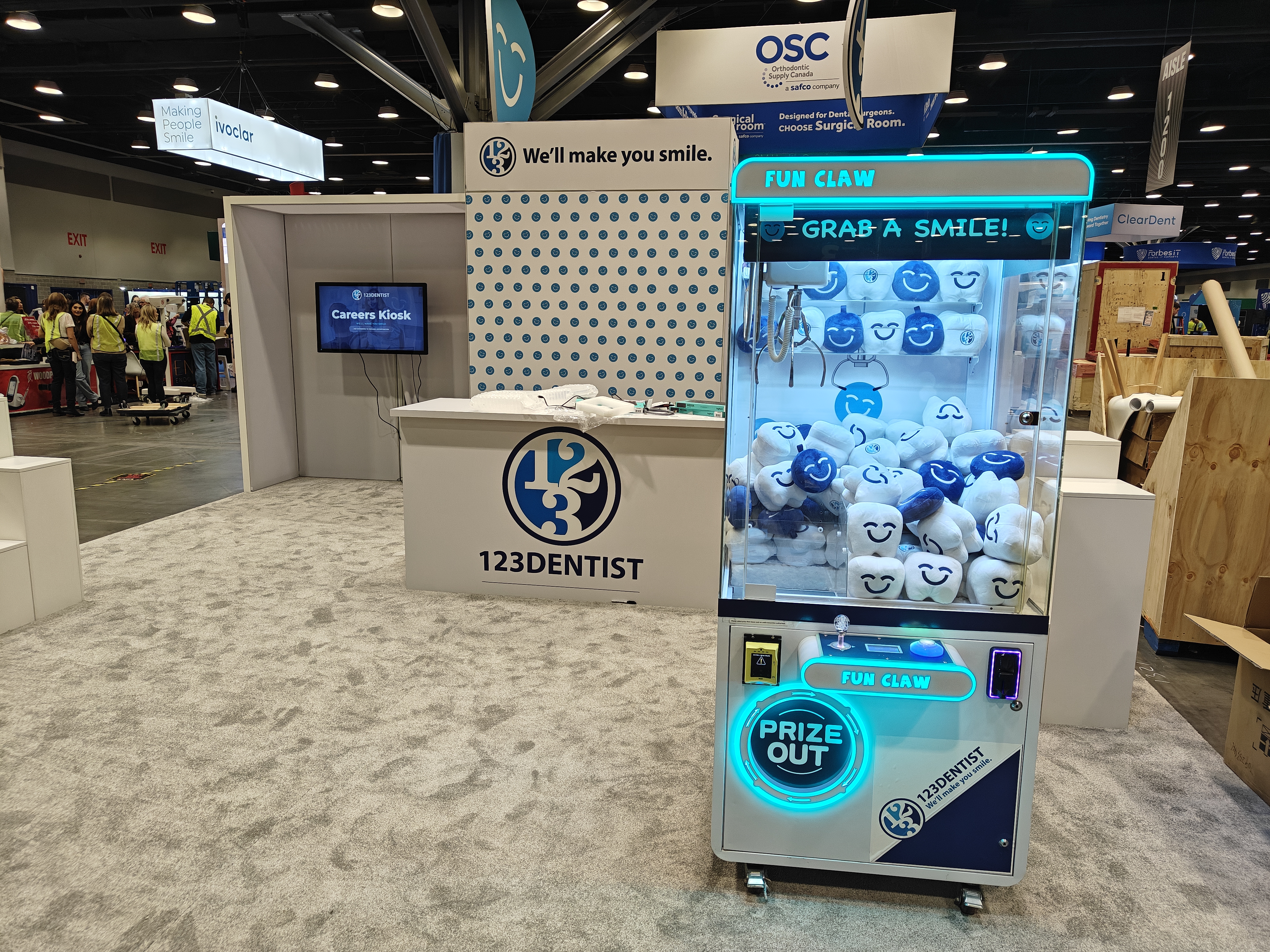 Custom branded claw machine