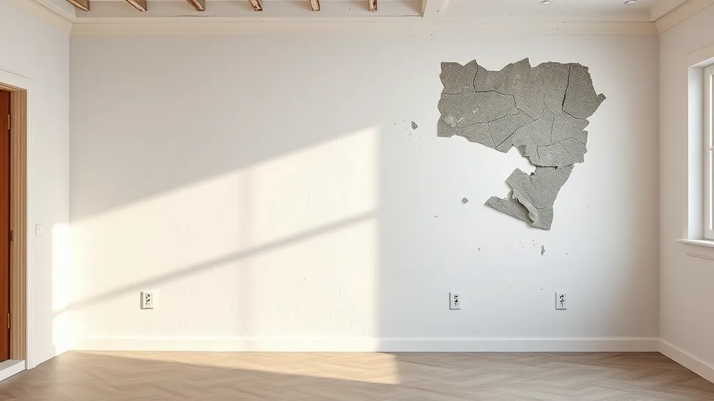 Drywall Repair projects in East Chicago, IN showcasing repair tools and a finished wall.