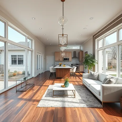 Remodeled interior of a home in East Chicago IN showcasing modern design and elegant furnishings.