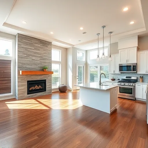 Completed remodeling project in East Chicago IN showcasing modern design elements and elegant interior features.