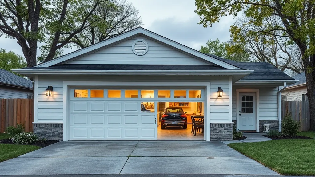 Garage conversion projects in East Chicago IN showcasing stylish and functional design transformations.