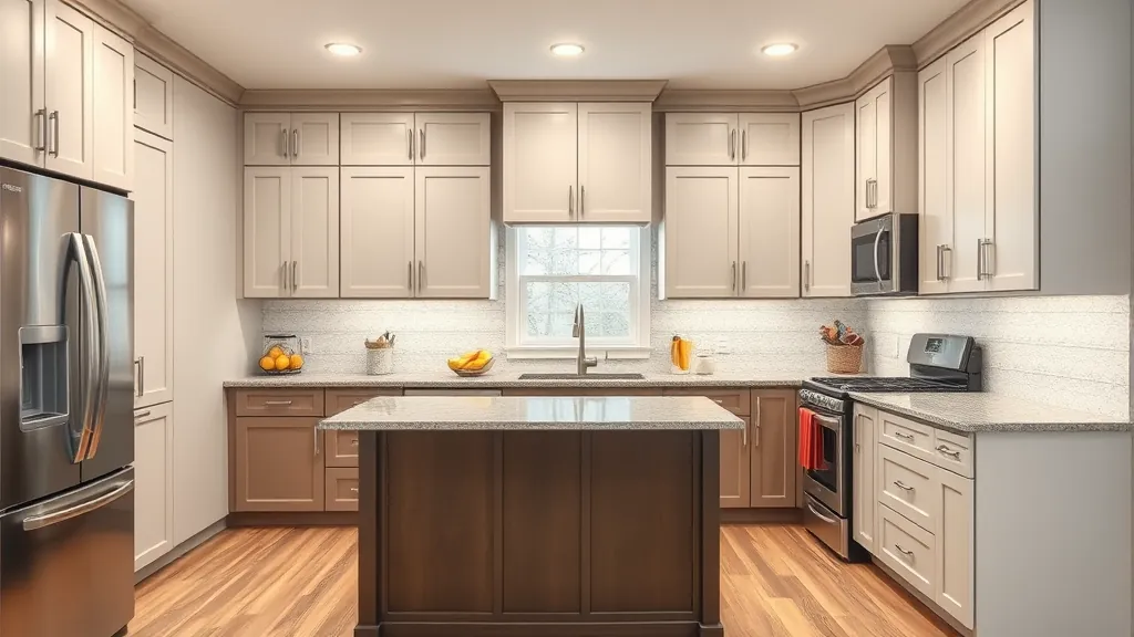 Cabinet Refacing projects in East Chicago, IN showcasing before and after transformations