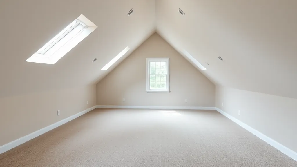 Attic conversion project showcasing modern design in East Chicago, IN.