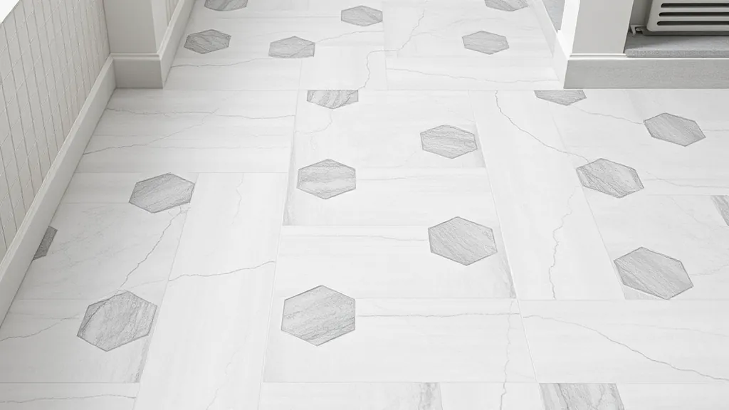 Tile flooring installation projects in East Chicago IN showcasing various designs and colors.