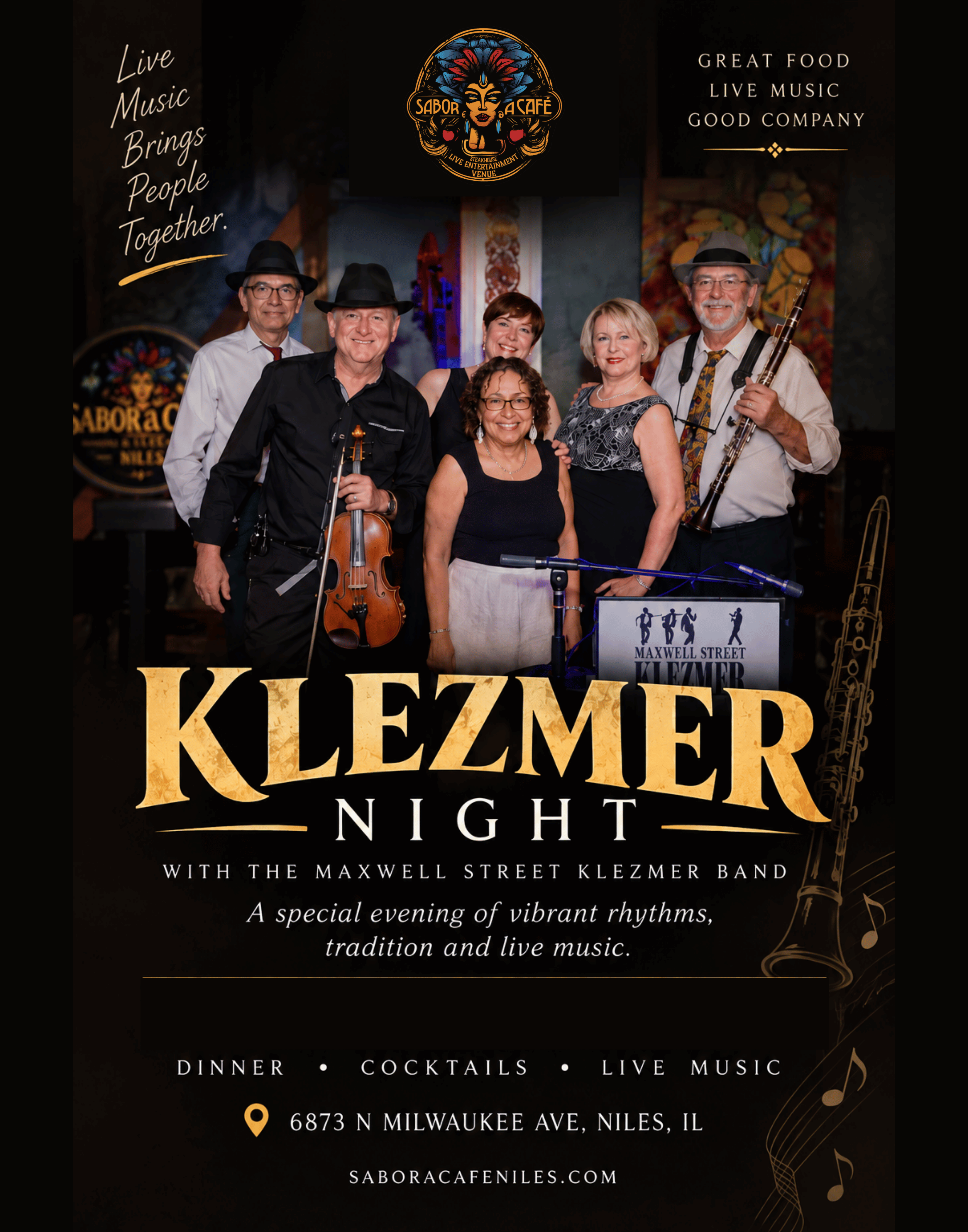Klezmer Night with Maxwell Street Klezmer Band 🎻