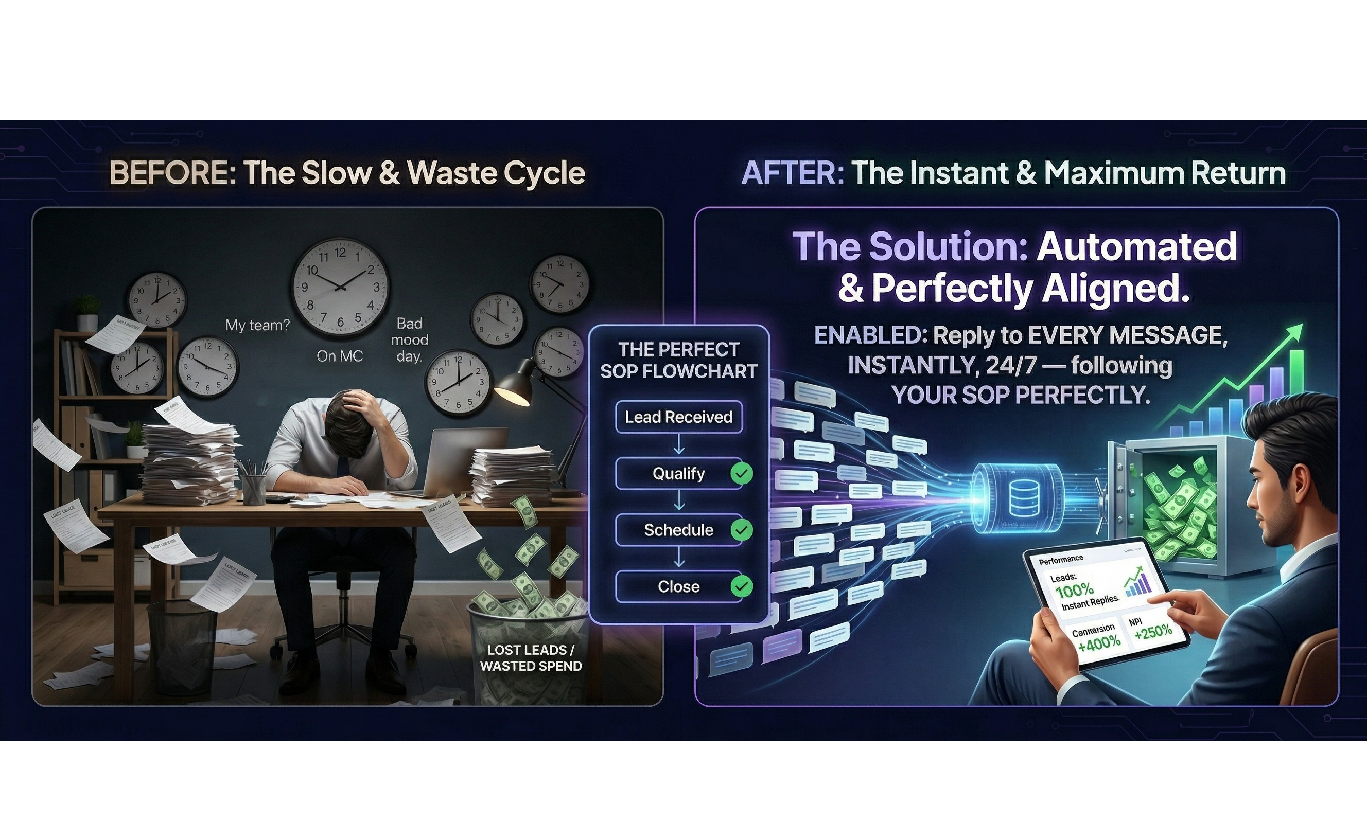 Before and After AI