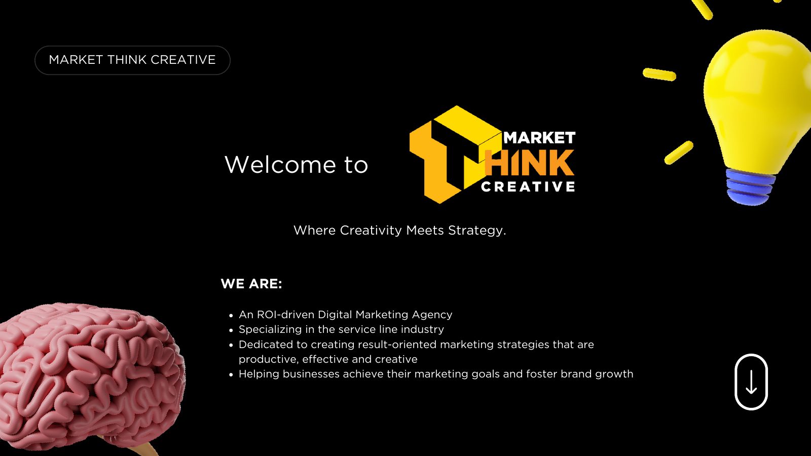 Market Think Creative company profile — slide 2 of 22