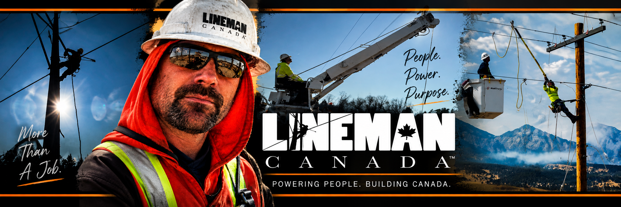 Lineman Canada powerline worker
