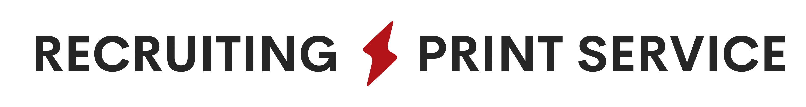 Recruiting Print Service studio plate