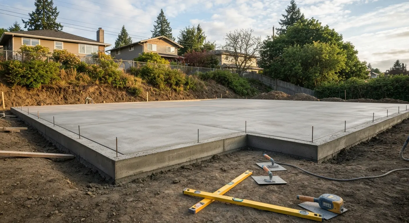 Concrete foundation installation
