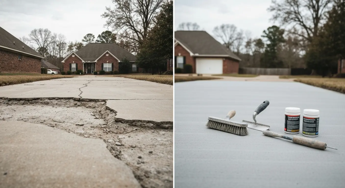 Concrete repair work