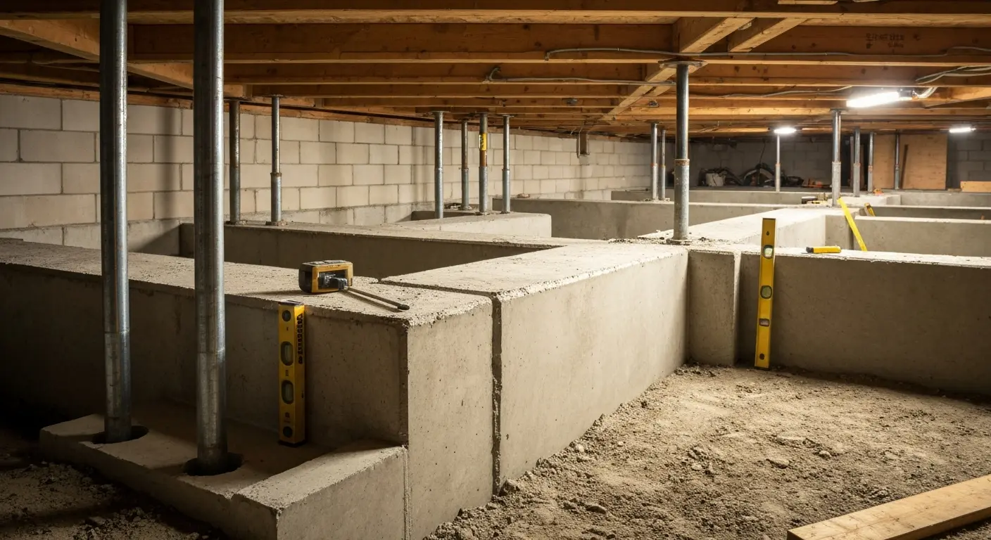 Foundation repair work