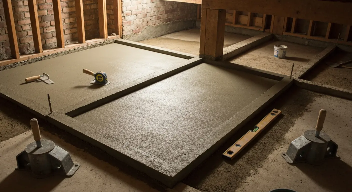 Concrete foundation work