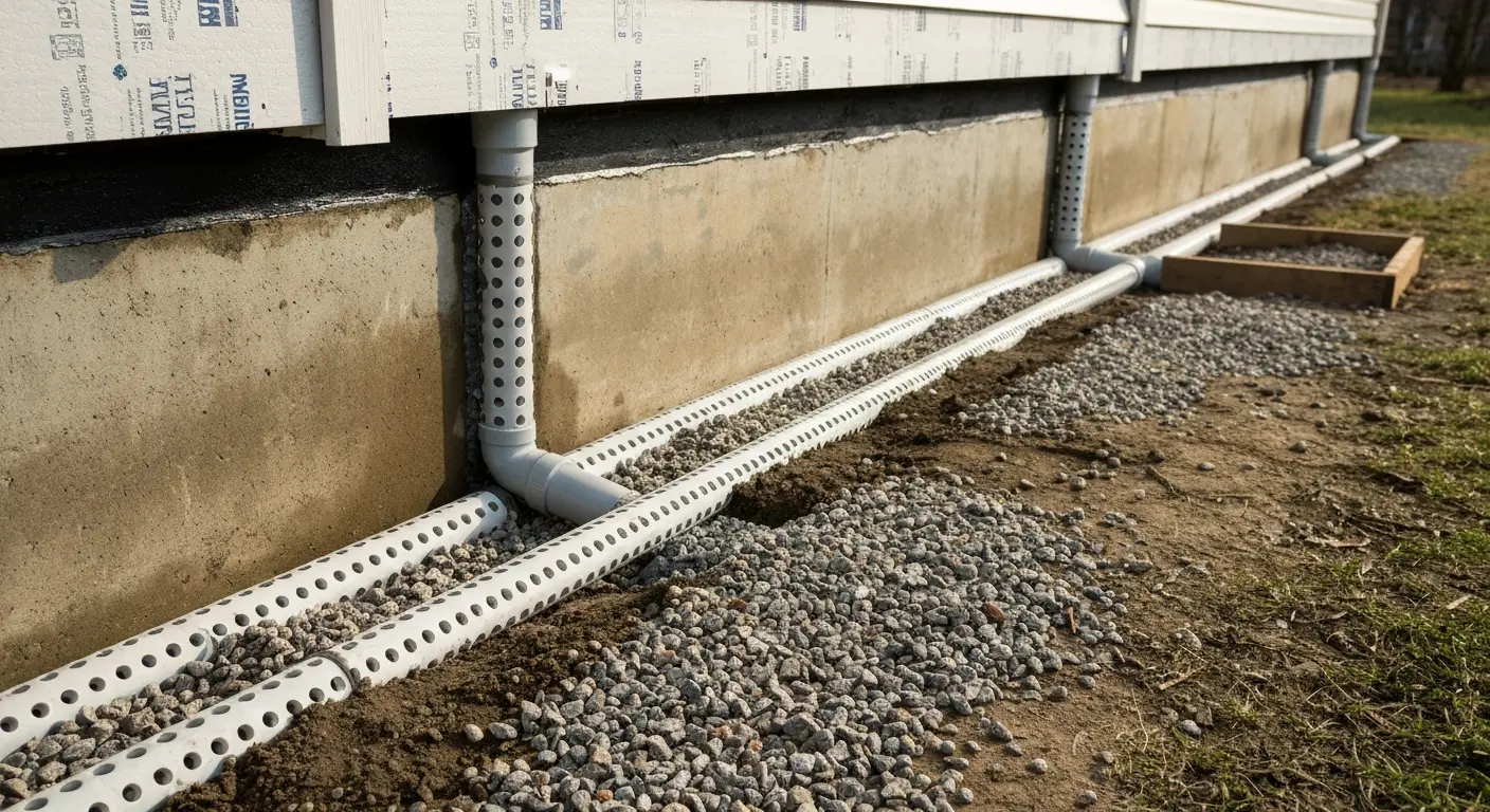 Foundation drainage system