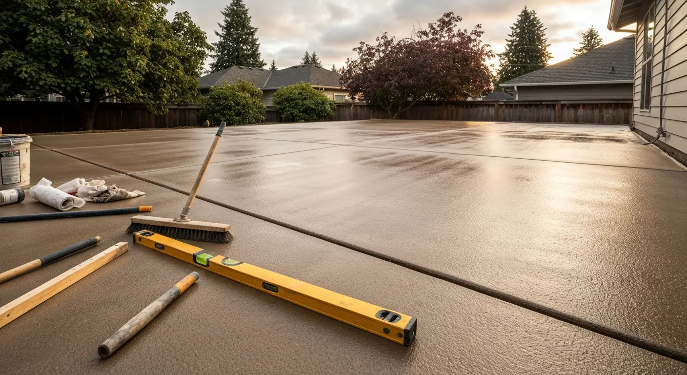 Patio repair project