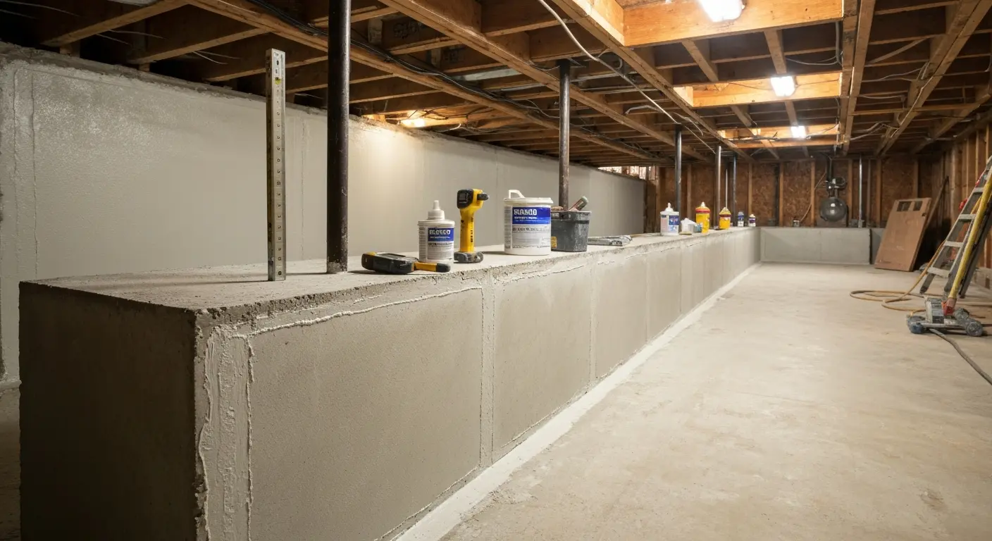 Foundation repair work