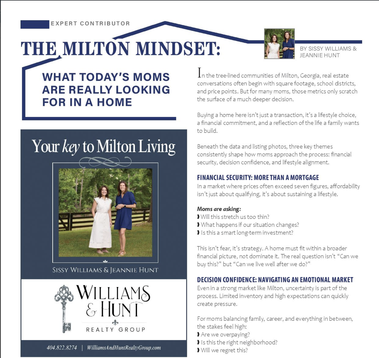 The Milton Mindset: What Today’s Moms Are Really Looking for in a Home