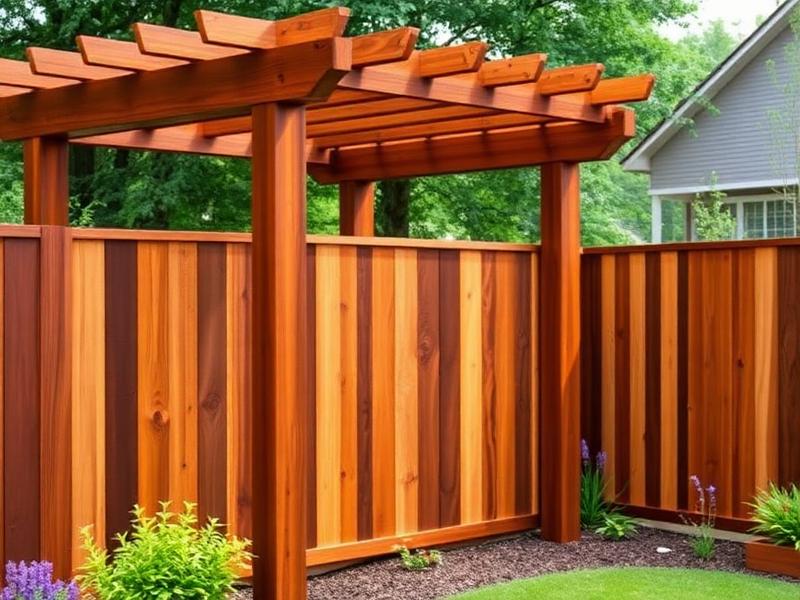 Fence staining service