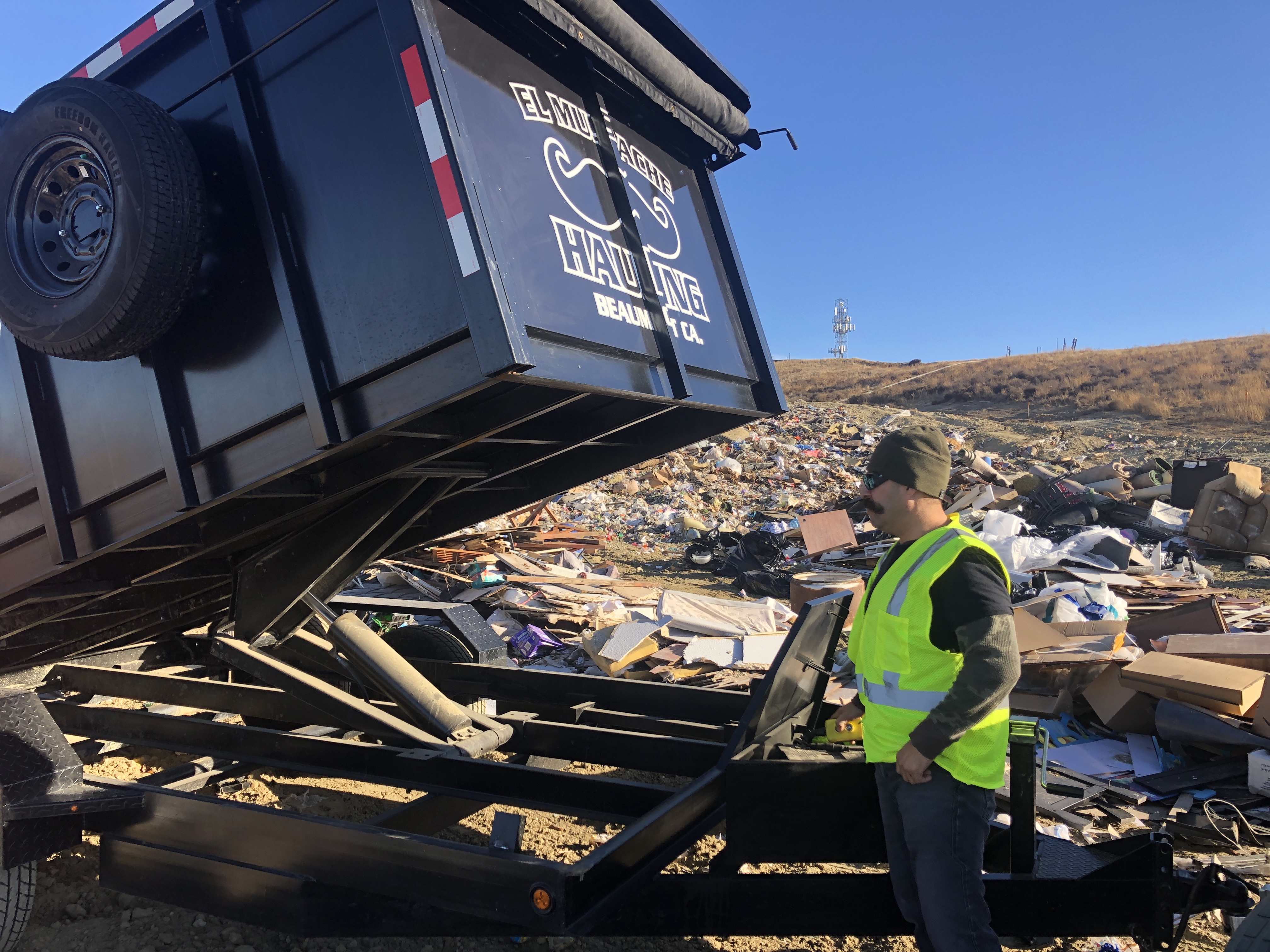 junk removal Beaumont CA local family service El Mustache Hauling and Junk Removal