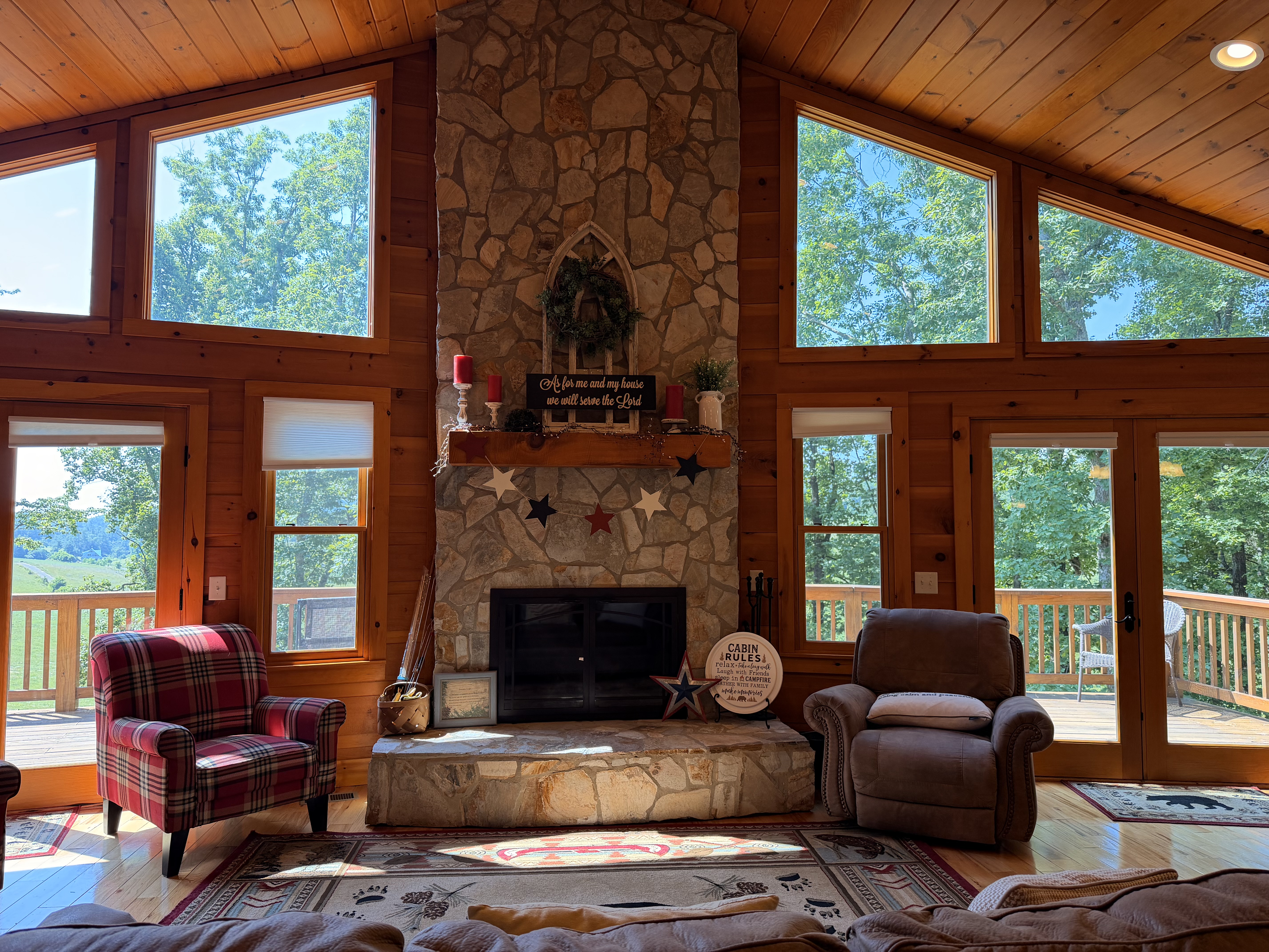 Cabin Side Aerial View