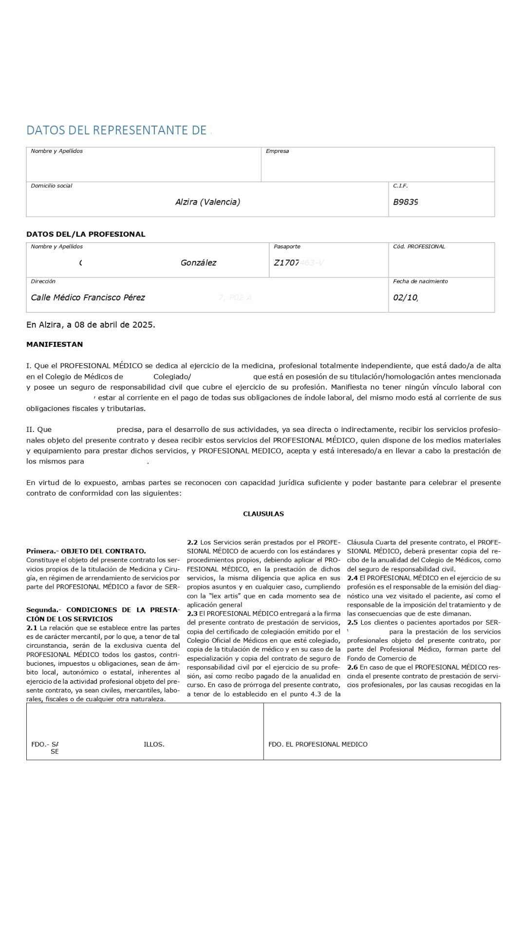 trabajo medicos espana