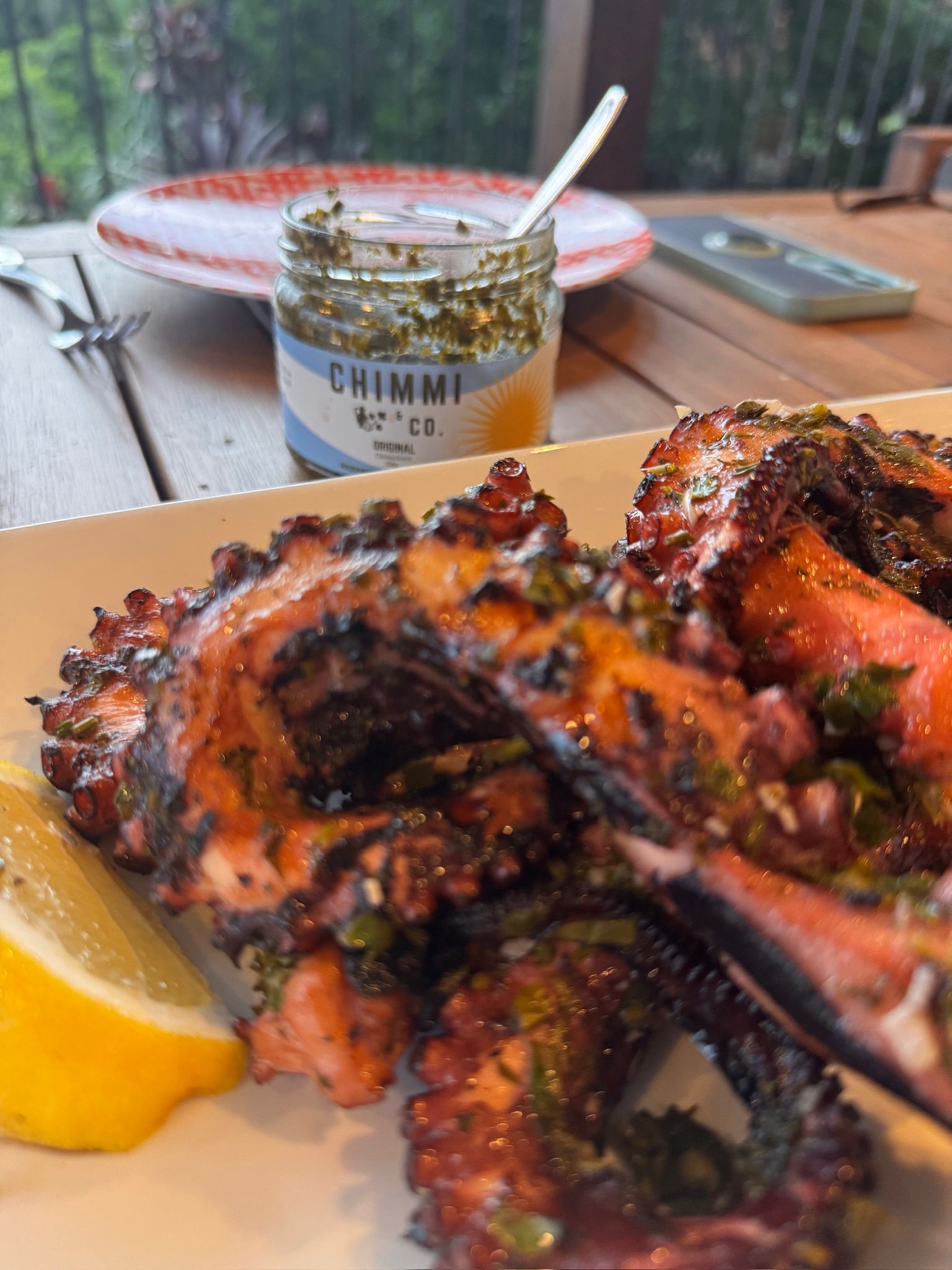 Grilled Octopus with Chimichurri