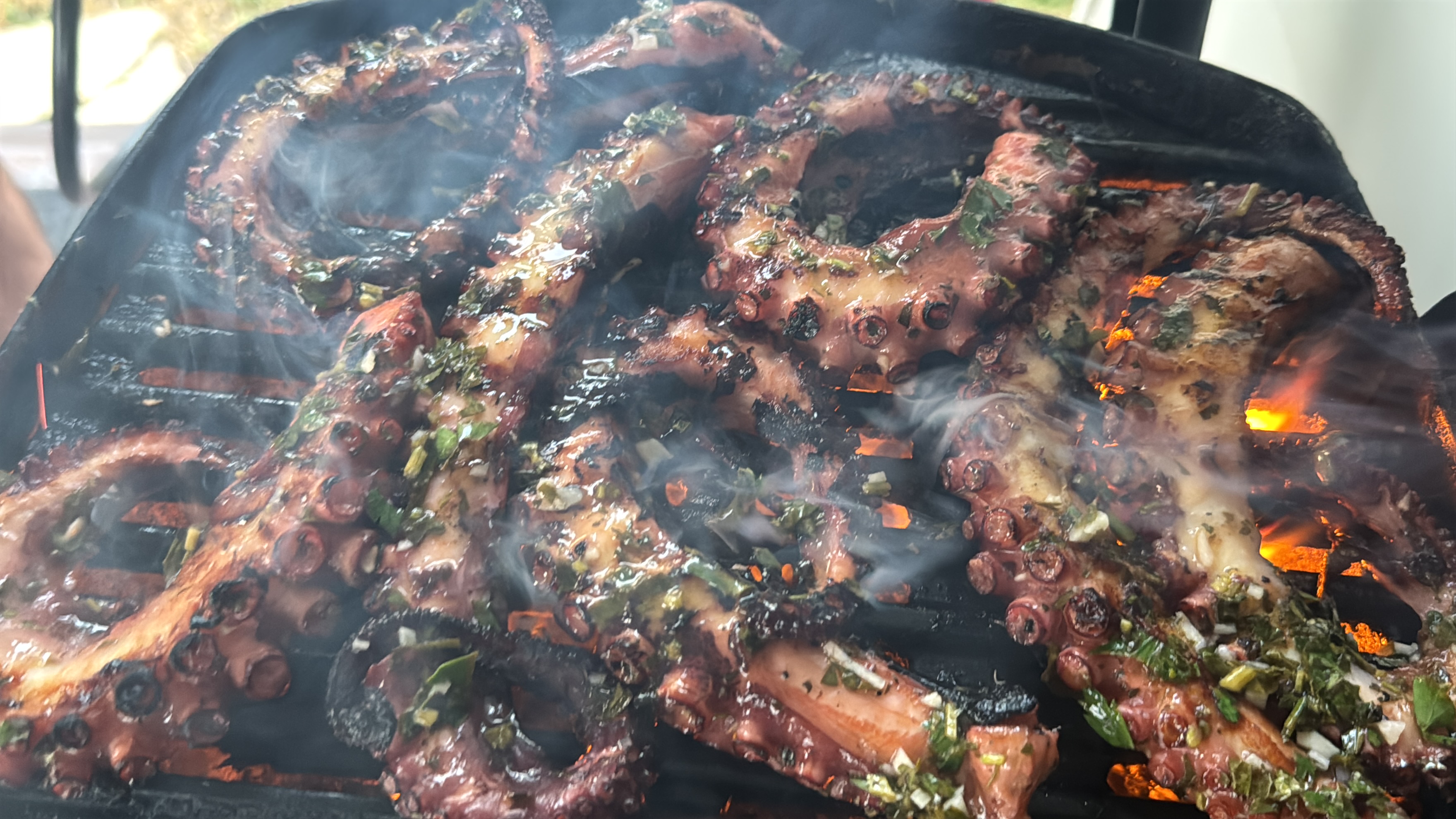 How to Grill Octopus in BBQ