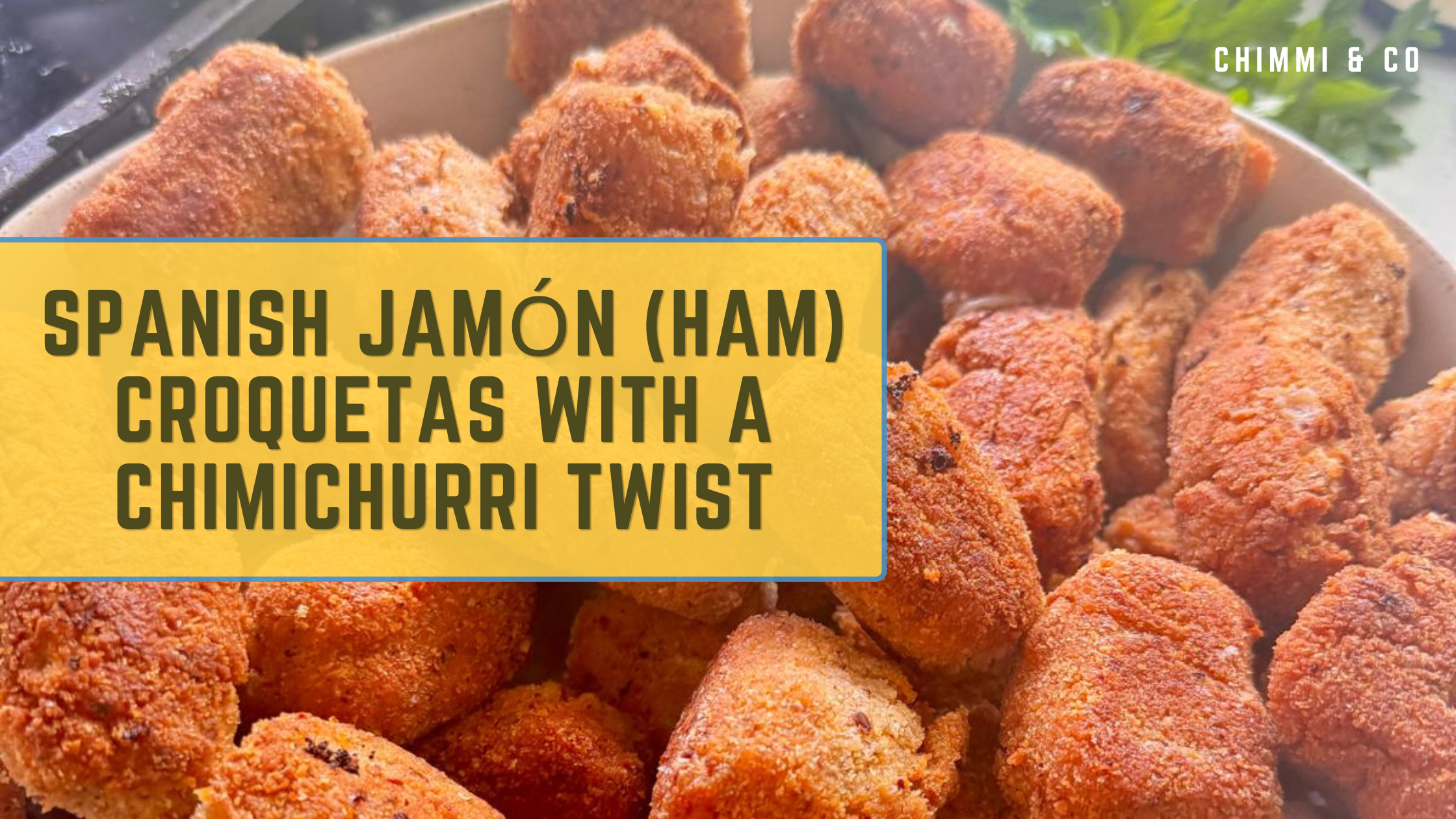 Spanish Jamon Croquetas Spanish Jamon Croquetas