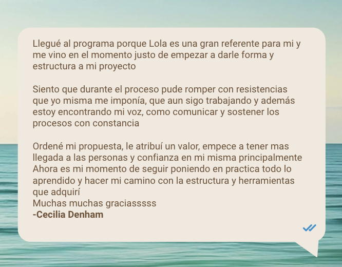 Testimonio de la comunidad Lola Castillo