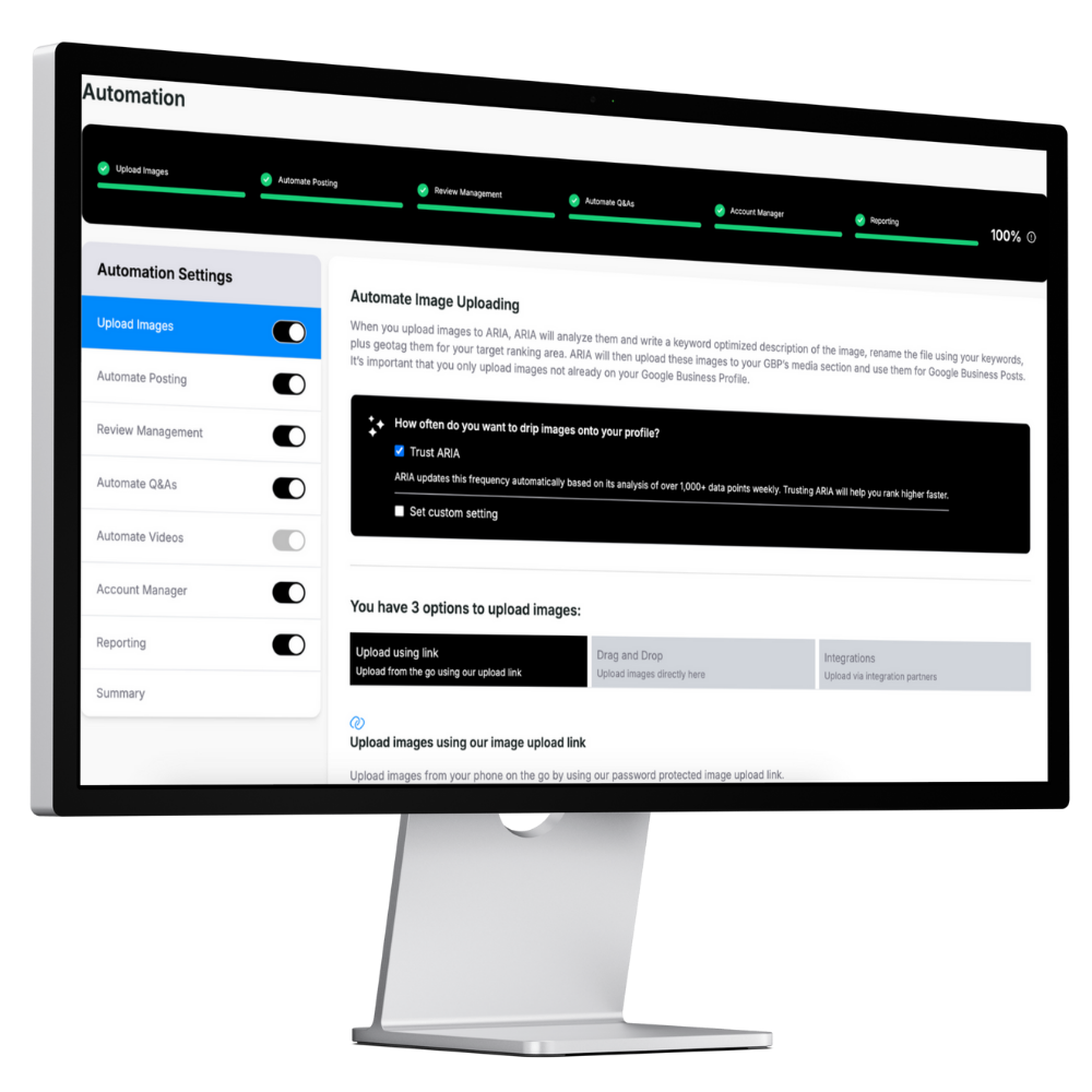 ARIA - Advance Ranking & Intelligence Assistant dasboard