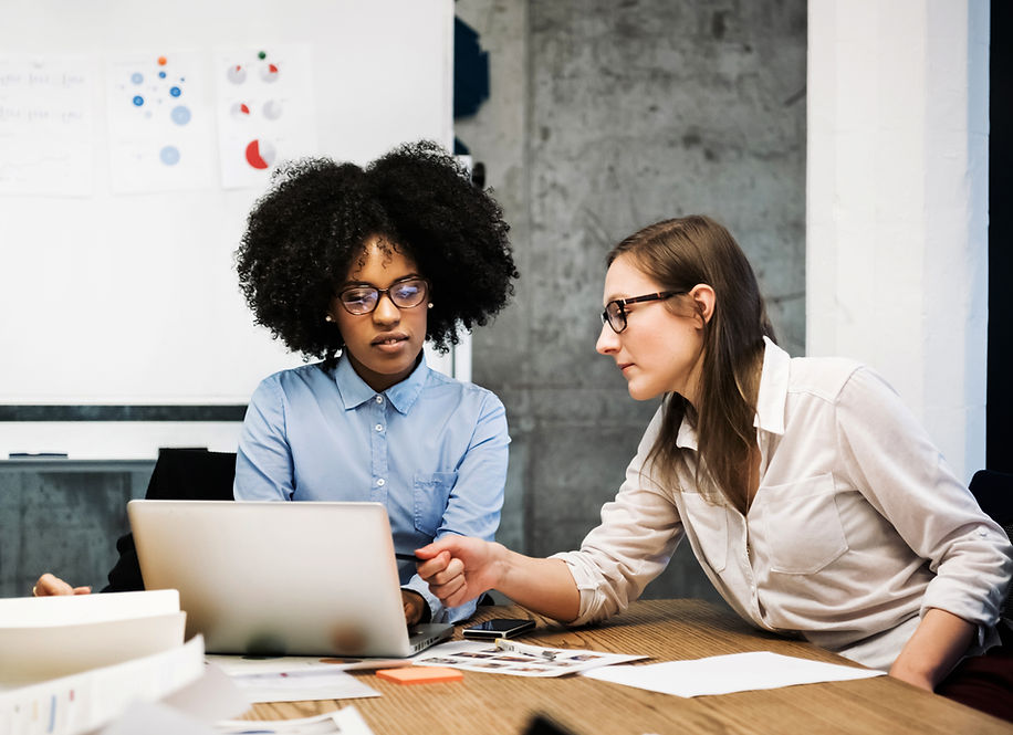 Business team working together