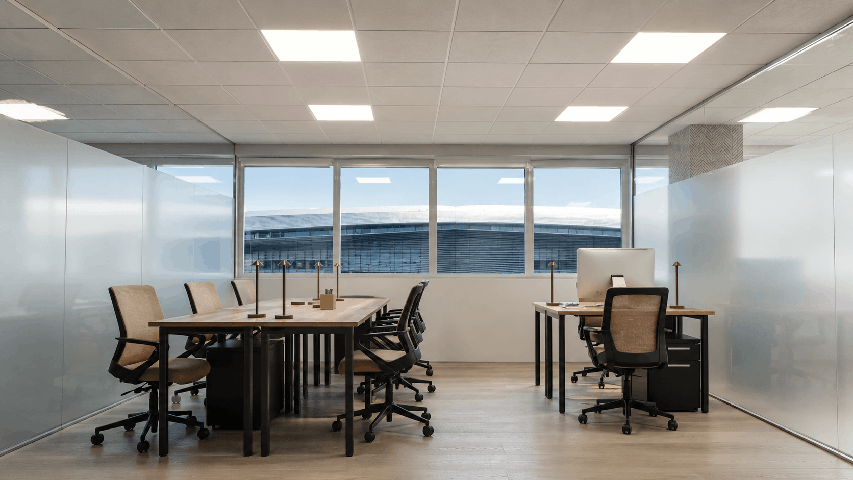 Sala de reunión con vistas