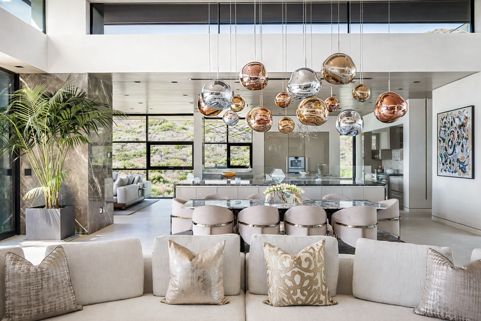 Modern living with scenic views