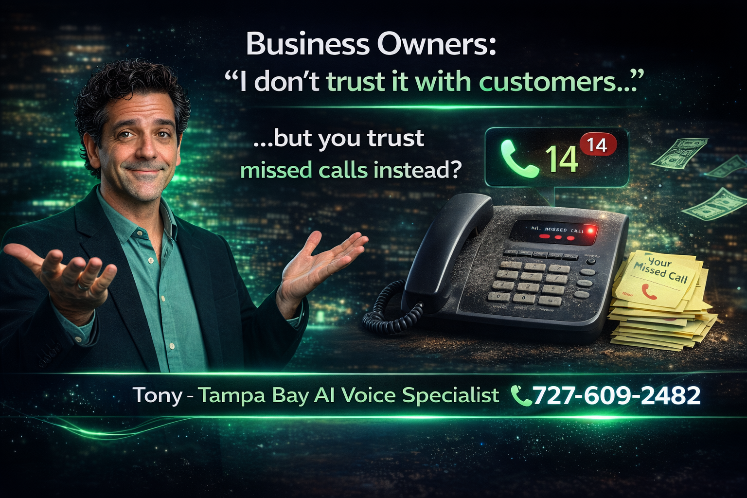 Business owner missing calls and losing leads