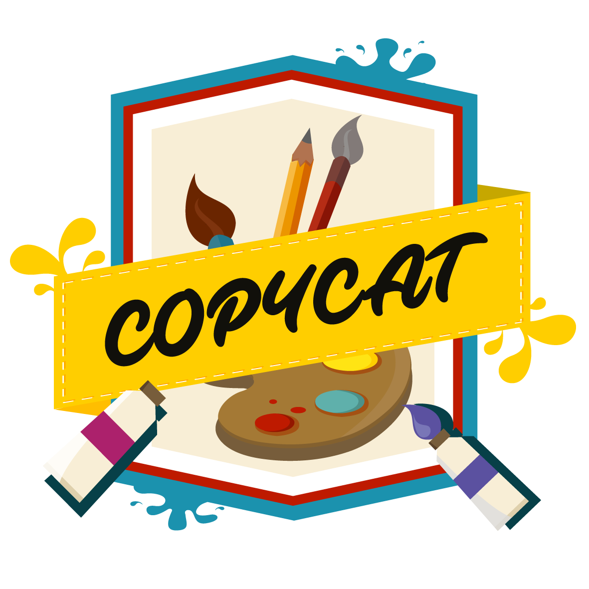 Logo de la dinámica de team building Copycat de ASGAR