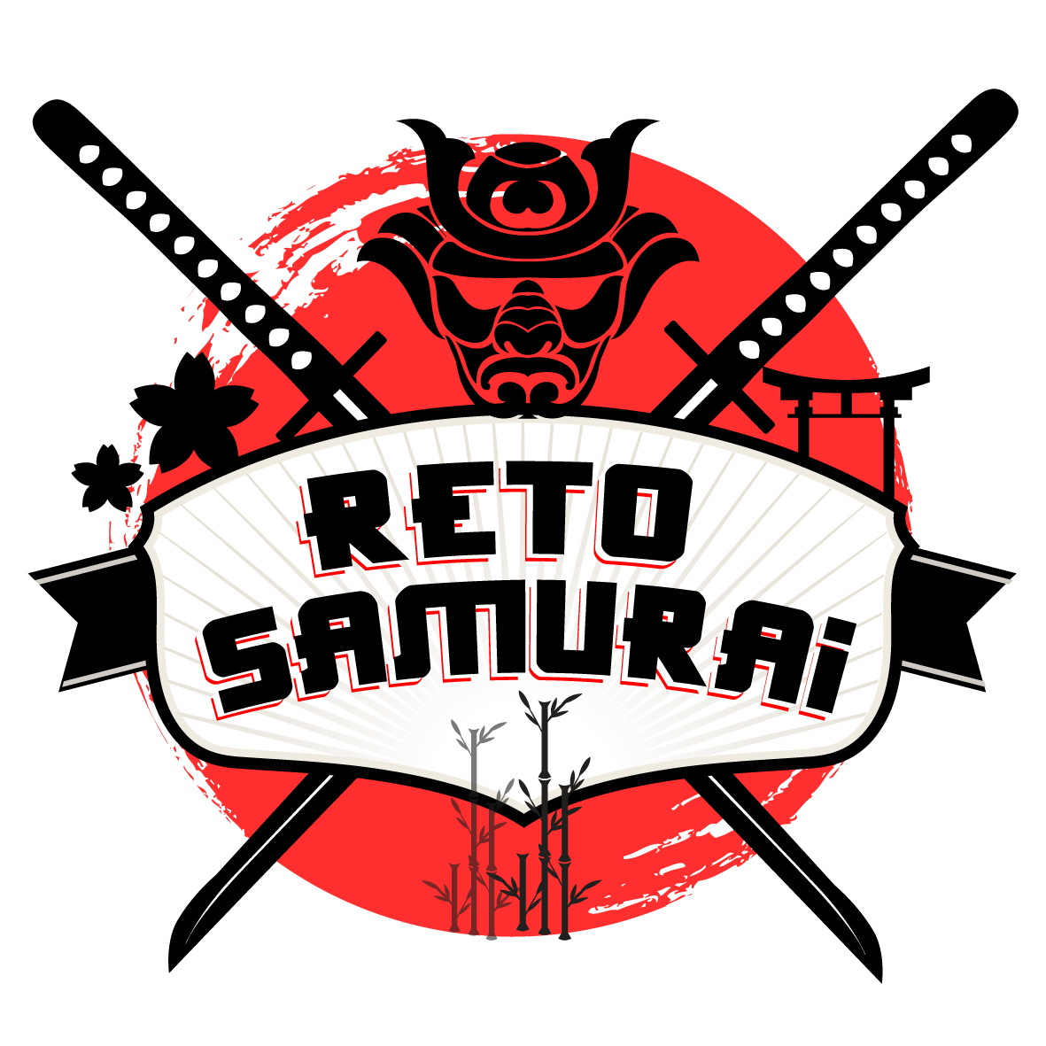 Logo de la dinámica de team building Reto Samurái de ASGAR