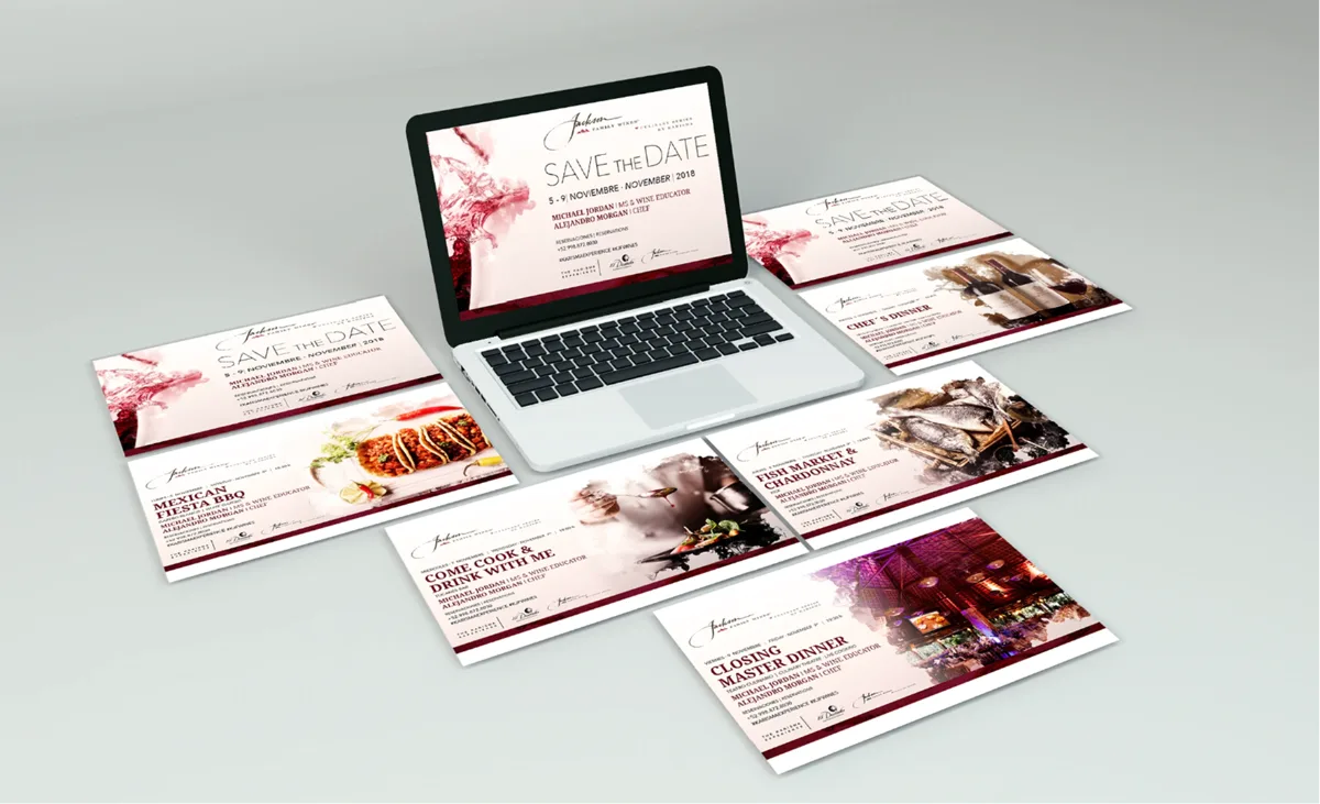 Invitaciones digitales y email marketing para evento gastronómico