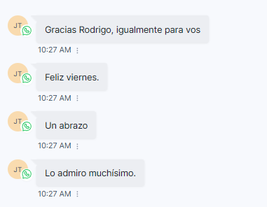 Testimonio escrito de alumno de Emprendista 26